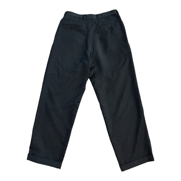 Men’s Dress Pants ERMENEGILDO ZEGNA Collared Pants Dark Gray Trousers Wool Pants - Picture 4 of 6